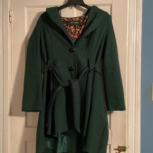 Green Steve Madden Dress Coat